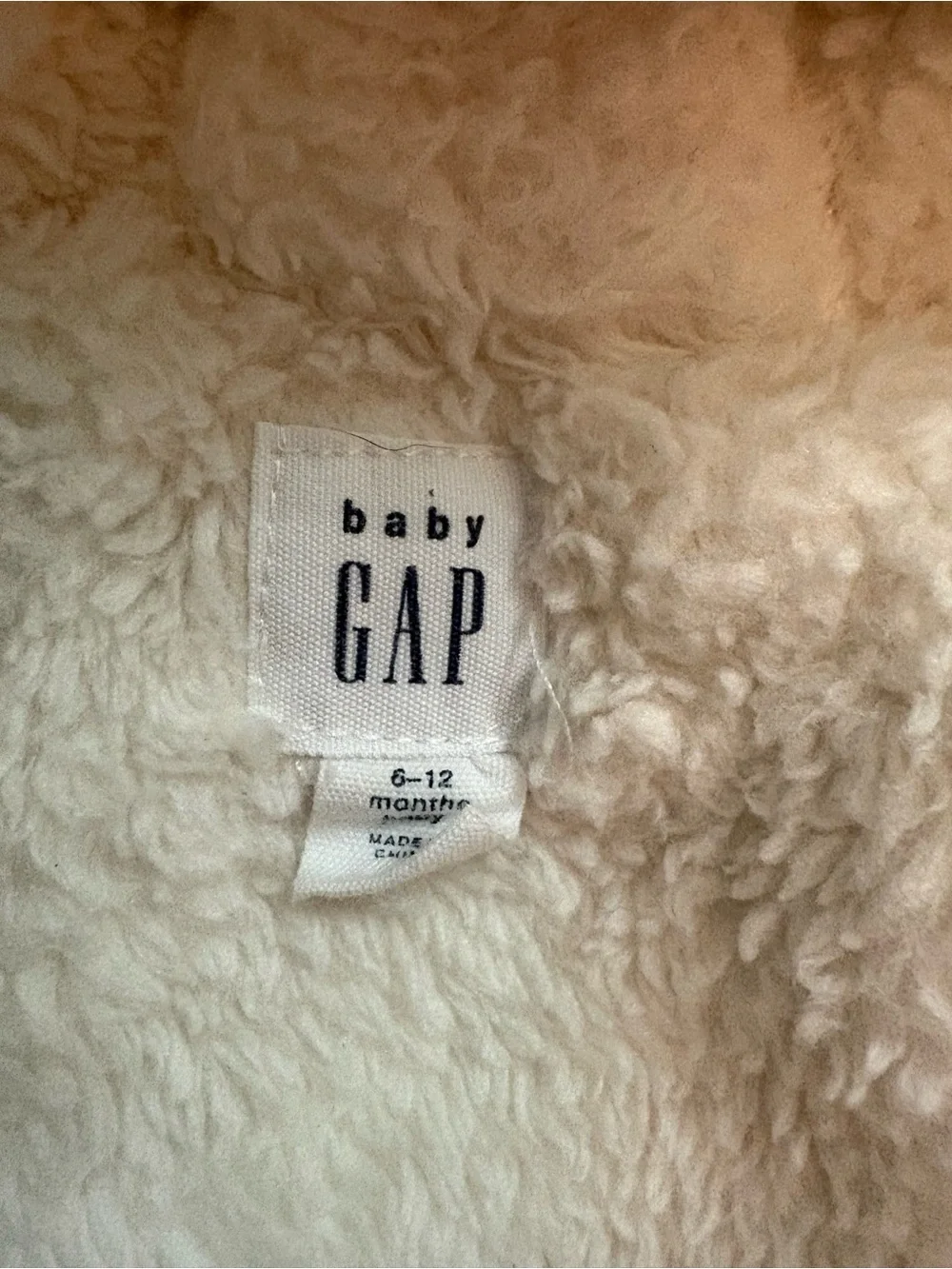 GAP Cream Hooded Polka Dot Quilted Baby One-Piece